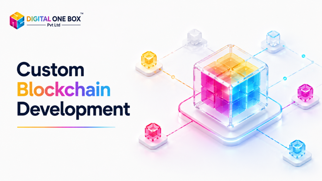 Custom blockchain development with a scalable 3D blockchain network